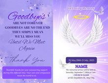 Load image into Gallery viewer, Memorial Obituary Programs — Design or Print